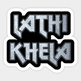 Lathi Khela Sticker